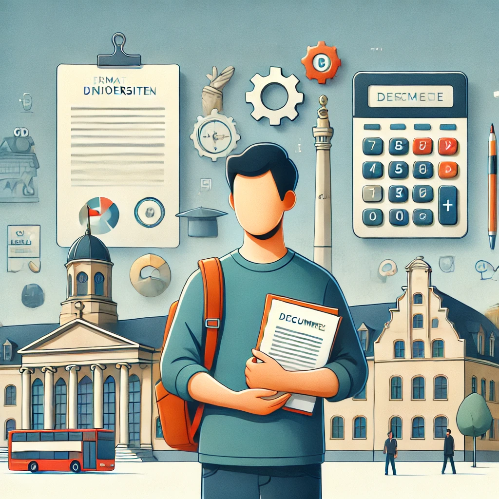 طريقة حساب الدرجات حسب نظام الدرجات الألمانية